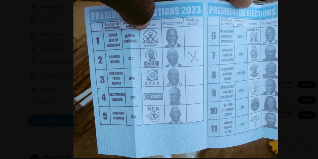 Masvingo Police Officers Vote Without Being Monitored by Election Agents