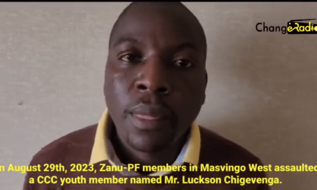 Post-Election Violence in Masvingo West: Zanu-PF Members Assault CCC Youth Member