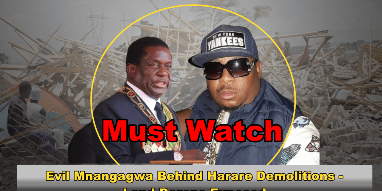 Mnangagwa Involved in HARARE Demolitions -Zanu-PF councillor Mabeka Arrested for Land inversion